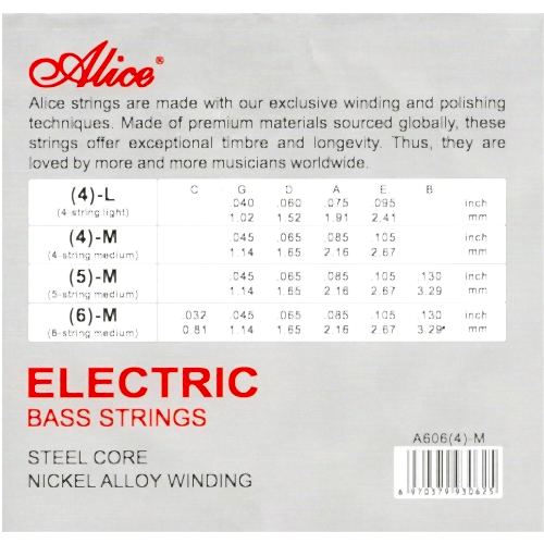 Bas Gitar Teli 4 Telli A606 Alice